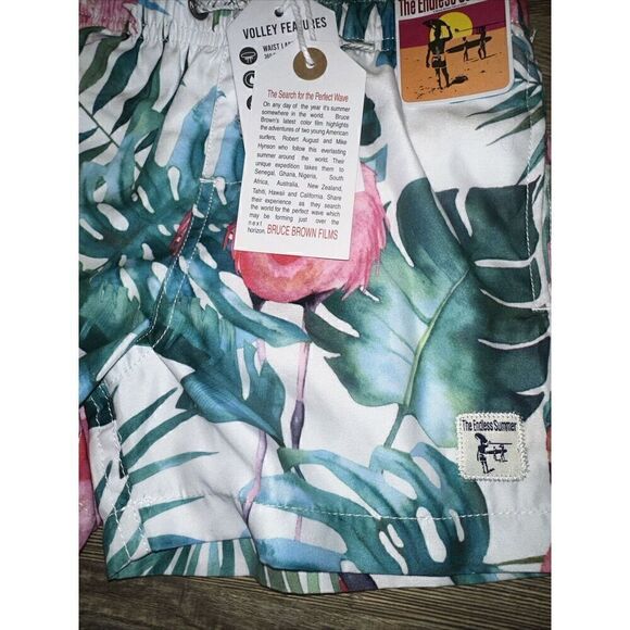 Boys/Girls The Endless Summer Pink Flamingo Swim Shorts. Size 4. NWT. L - Picture 2 of 6